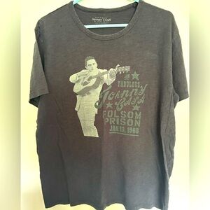 Lucky Brand Johnny Cash Graphic T-Shirt Size Large